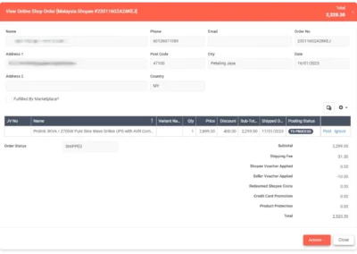 Detailed Costing Overview Breakdown by Marketplaces