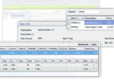 Stock Item Inquiry With Details