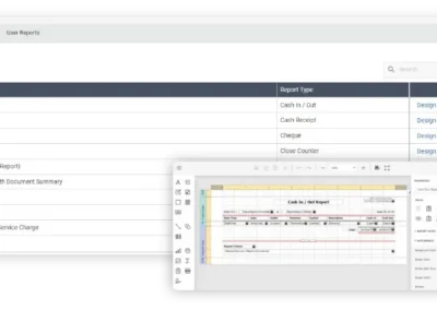 Built-in Report Designer