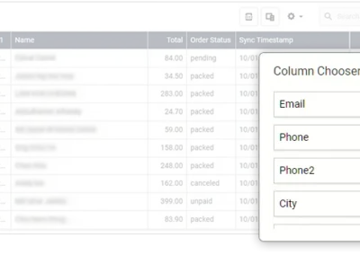 Customizable Grid Layout